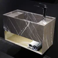 روشویی سنگی دیواری (مستطیل)