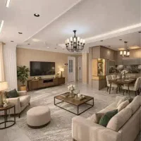 دوخوابه/سندتکبرگ/فول دیزاین/وامدار/قدرالسهم دار