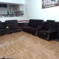یه دست مبل هفت نفره L مانند تمیز|مبلمان خانگی و میز عسلی|سبزوار, اسلام آباد|دیوار