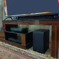 میز تلویزیون کاملا نو با رنگ خاص چشم ببری|میز تلویزیون|اندیشه, اندیشه فاز ۳|دیوار