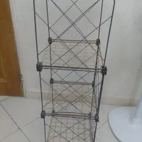 دو عدد قفسه فلزی معاوضه دارم|کتابخانه، شلف، قفسههای دیواری|هشتگرد, فاز ۲ مهستان|دیوار