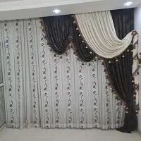 دو طرف پرده با دستک