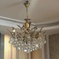 ۲ عدد لوستر برنز|لوستر و چراغ آویز|کرج, عظیمیه|دیوار