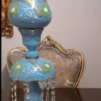 شمعدانی فیروزه ای|چراغ خواب و آباژور|مراغه, |دیوار