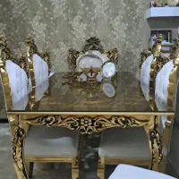 میز ناهار خوری 6نفره تمام چوب|میز و صندلی غذاخوری|کرج, شهرک جهان آرا|دیوار