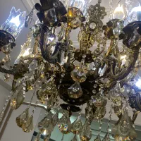 لوستر برنجی ۱۶ شاخه|لوستر و چراغ آویز|تهران, بیسیم|دیوار