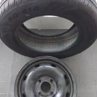 لاستیک 185/65/14 نوو رینگ فولادی 14نو