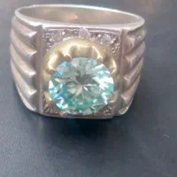 انگشتر نقره موزانایت