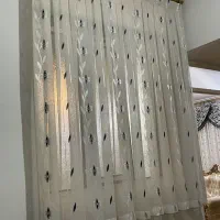 پرده پذیرایی بسیار شیک و نو|پرده، رانر، رومیزی|کنگاور, |دیوار