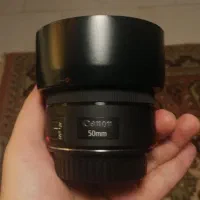لنز کنون 50m فیکس F1.8