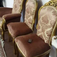 مبلمان سلطنتی 9نفره چوب|مبلمان خانگی و میز عسلی|شاندیز, |دیوار