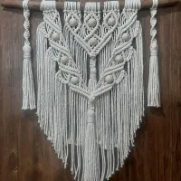 دیوارکوب مکرومه بافی