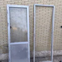 درب آلومینیومی سرویس بهداشتی (بدون قفل و دستگیره)