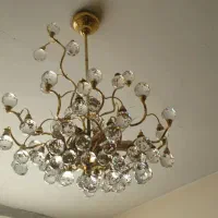 لوستر 8شعله ی برنج