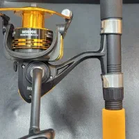 چوب ماهیگیری . لنسر . چرخ ماهیگیری .|ماهیگیری|ارومیه, |دیوار