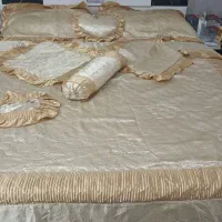 روتختی دونفره ساتن بسیار شیک ۹تیکه