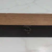 جعبه  ی چوبی و جا عودی(دست ساز)