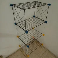 قفسه مشبک 4طبقه طبقه 50سانتی بزرگ فلزی
