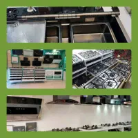 مدل گووهـر  /اسباب اثاثیه/پک کامل گاز و هود توکار