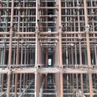 داربست اهنی دوازده متری همراه باقفل وگیره