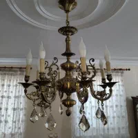 دو عدد لوستر برنز یا برنج برند انصاری|لوستر و چراغ آویز|تهران, هفت حوض|دیوار