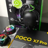 poco x7 pro ، هدست گیمینگ فن گیمینگ فروش یکجا