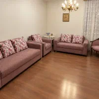 مبل راحتی ۶ نفره و میز تلفن