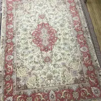 قالیچه رج ۴۰ طرح علیا گل ابریشم|فرش|تبریز, |دیوار