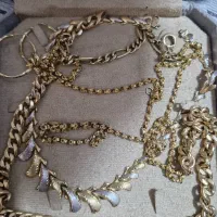 گردنبندکارتییر طلاو دستبند ونیم ست