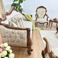 طرح لرنزو مبل کلاسیک/ کاردرجه یک شرکتی/مبلمان آنسل|مبلمان خانگی و میز عسلی|اردبیل, |دیوار
