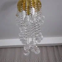فروش دوعددلوسترکریستالی چهارشعله درحدنو.