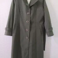 بارانی آستردار سبز|لباس|ایلام, |دیوار