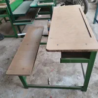 نیمکت مدرسه|صندلی و نیمکت|باغ بهادران, |دیوار