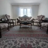 مبلمان استیل ۷ نفره با نهارخوری ۶ نفره در حد نو نو|مبلمان خانگی و میز عسلی|اندیشه, اندیشه فاز ۲|دیوار