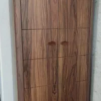 کمد لباس و کفش دو درب ساحل چوب، جنس MDF