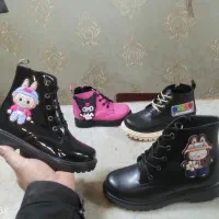 چکمه نیم ساق بچگانه کرومی ولبوبو وساده|کفش و لباس بچه|مشهد, شهرک مهر آباد|دیوار