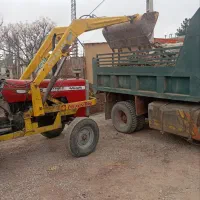 حمل نخاله ساختمانی شن وماسه باخاور وتراکتور