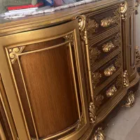 آینه و کنسول چوب گردو
