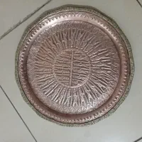سینی مسی با طرح سرباز هخامنشی قدیم سه میلیون|کلکسیون اشیاء عتیقه|تهران, تهرانپارس شرقی|دیوار