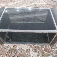 میز جلو مبلی شیشه ای