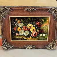 فرش گل تابلو