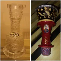 شیشه تنگ سری قلیون قلیان حاج اوغلی اصلی