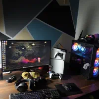 کیس گیمینگ قدرتمند با مانیتور 2k|رایانه رومیزی|پاکدشت, شهرک امام رضا|دیوار