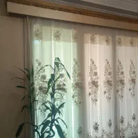 پرده فلت به همراه زیر پرده ای و قاب