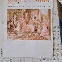 تابلو فرش  گره ترک