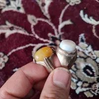 انگشتر نقره عقیق سلیمانی و شرف