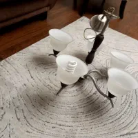 لوستر ۵ شاخه|لوستر و چراغ آویز|دامغان, |دیوار