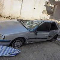 پژو پارس دوگانه شرکتی مدل ۱۳۸۶ رنگ نقره ای|خودرو سواری و وانت|دیواندره, |دیوار