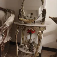 اینه شمعدان برنز