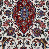 قالی دستباف ده گره بیست گره نقشه شاه عباسی۱۶۰رج|فرش|اراک, |دیوار